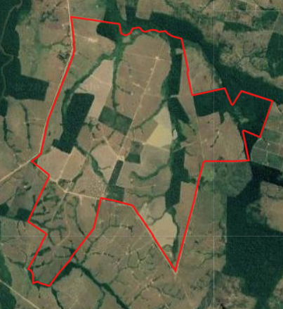 Fazenda Don Aro, mapa